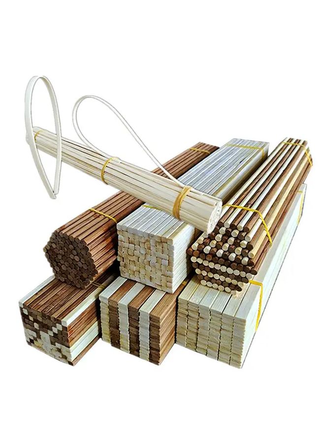 Model 05 Carbonized Bamboo Strips For DIY Building Bridges Canoes Historical Replicas - Image 2
